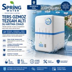 Spring Water Bodrum 8 Litre Pompalı Su Arıtma Cihazı