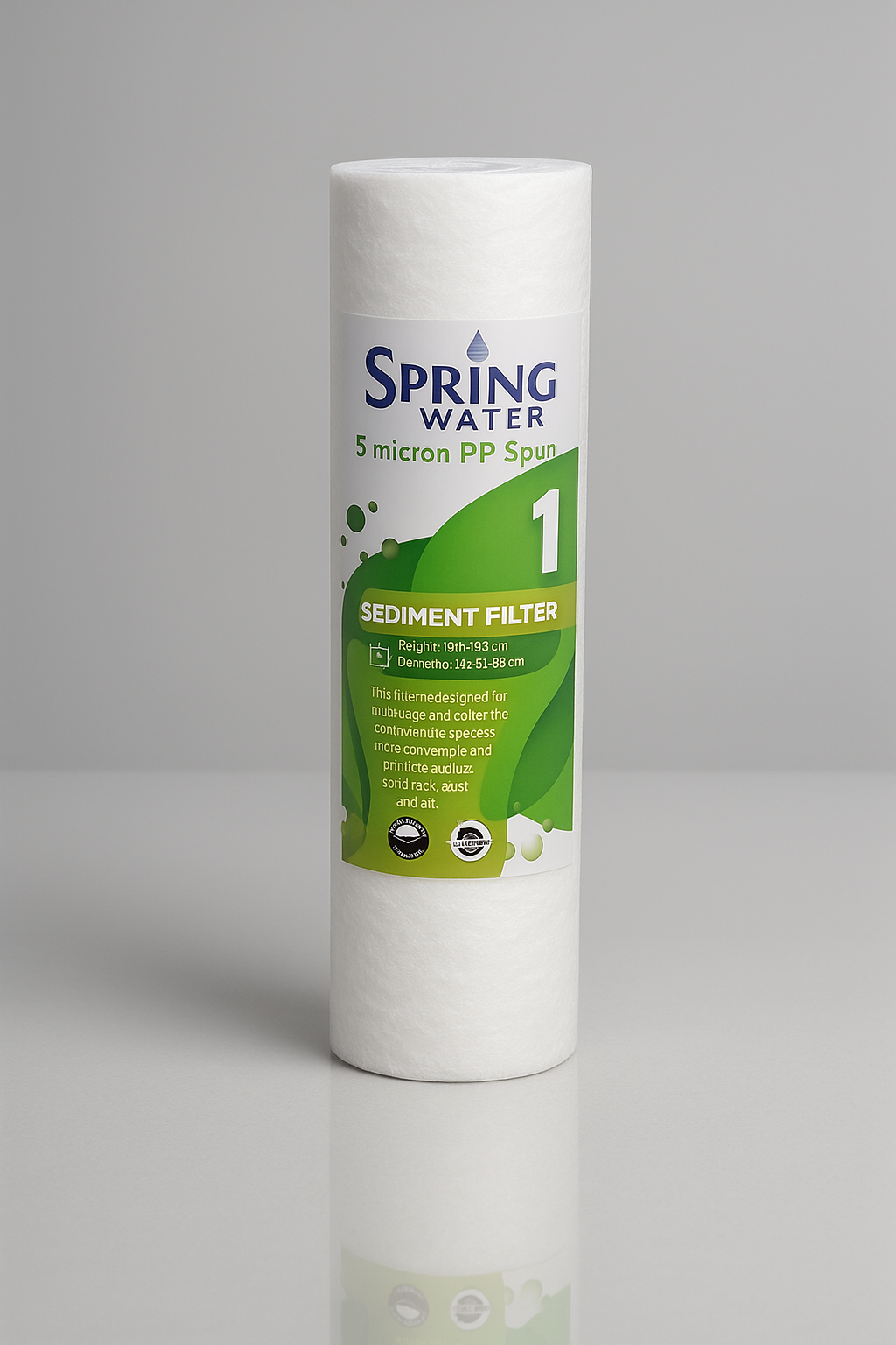 Spring Water 10'' 5 Mikron Standart Sediment Filtre