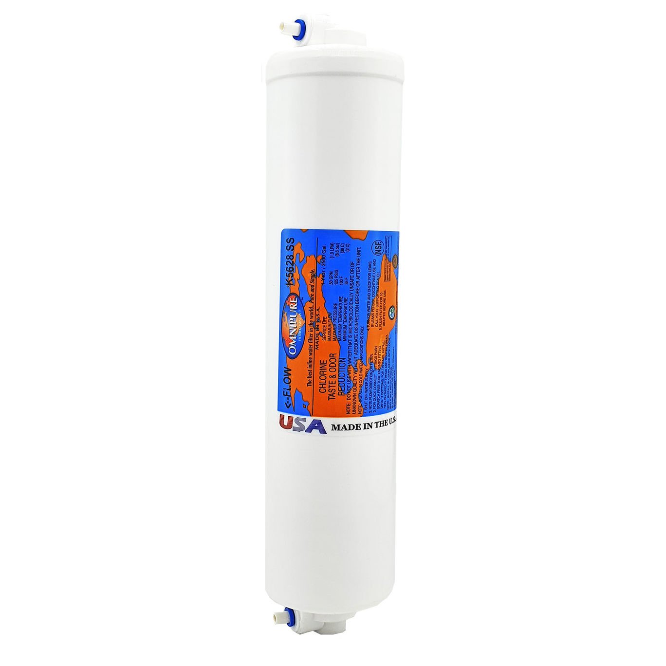 Omnipure K5628 SS GAC Karbon Filtre