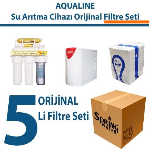 Aqualine Su Arıtma Cihazı Filtre Seti 5 li Set