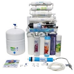 Ters Ozmoz Açık Kasa 11 Aşamalı 8 Litre Pompalı Su Arıtma Cihazı