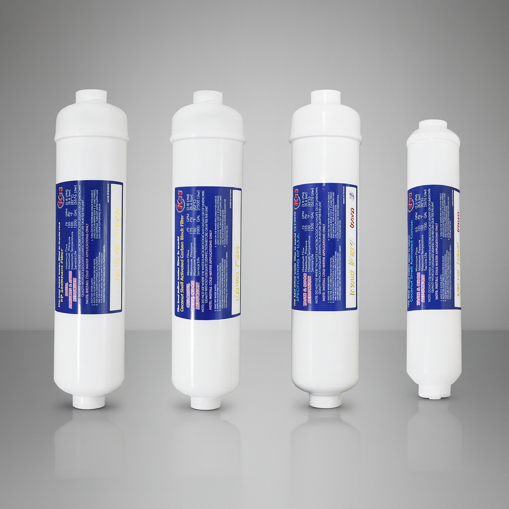 Swun Chyan Su Arıtma Cihazları İçin Inline 4'lü Filtre Seti