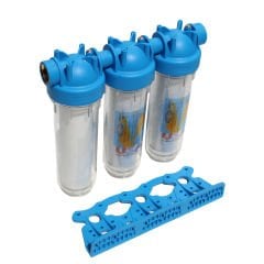 Daire Girişi Kireç Önleyici 3\'lü Omnipure Filtre Sistemi