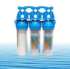 Daire Girişi Kireç Önleyici 3\'lü Omnipure Filtre Sistemi