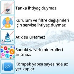 Direk Musluğa Bağlanabilen, Yer Kaplamayan ve Tak-Çıkar Kolay Kurulumlu Su Arıtma Cihazı
