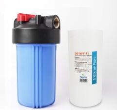 Big Blue 10'' Ağır Hizmet Tipi Filtre Housing (Kap) - 1'' Giriş/Çıkış + Sediment Filtre