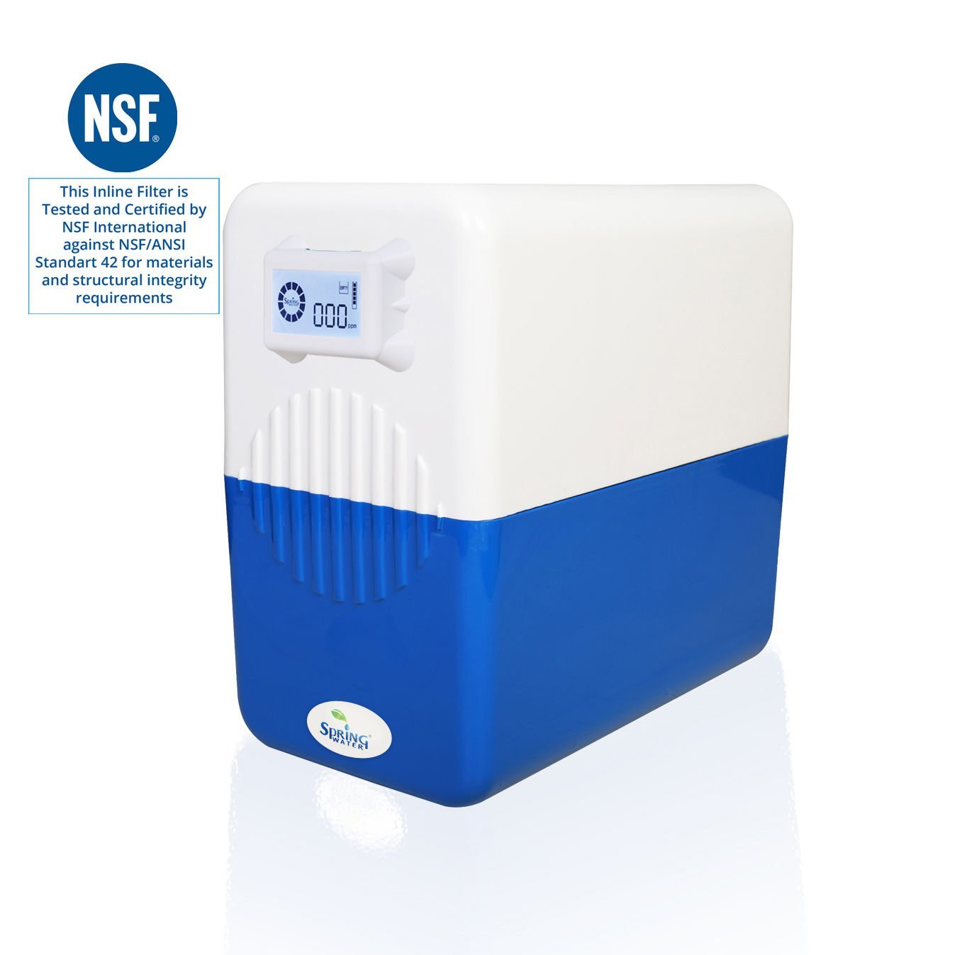 NSF Sertifikalı 11 Aşamalı Ters Ozmoz Dijital Kontrollü Su Arıtma Cihazı - 8 Litre Tank ve Pompa
