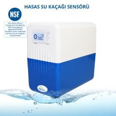 NSF Sertifikalı 11 Aşamalı Ters Ozmoz Dijital Kontrollü Su Arıtma Cihazı - 8 Litre Tank ve Pompa
