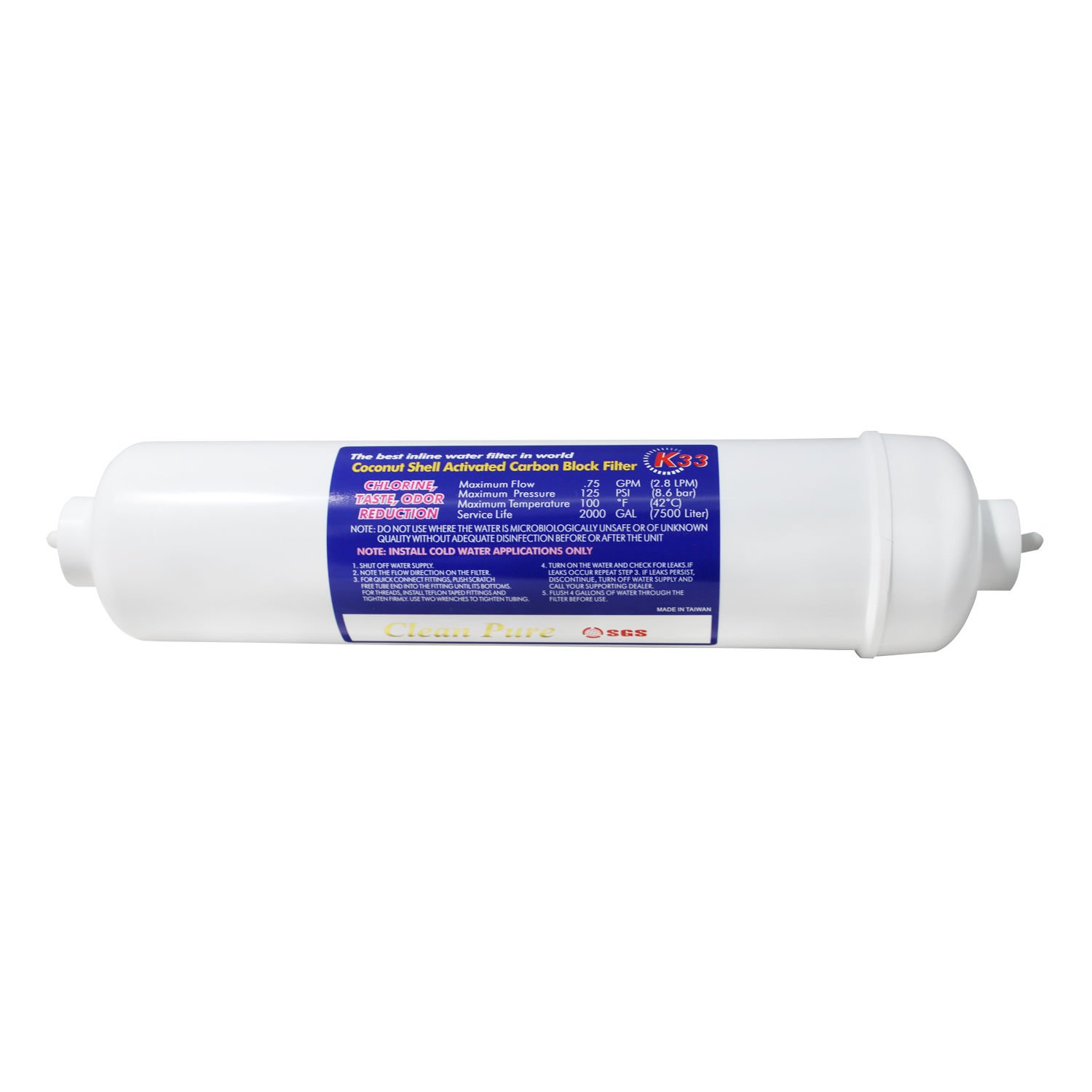 Swun Chyan Clean Pure Blok Karbon Filtre