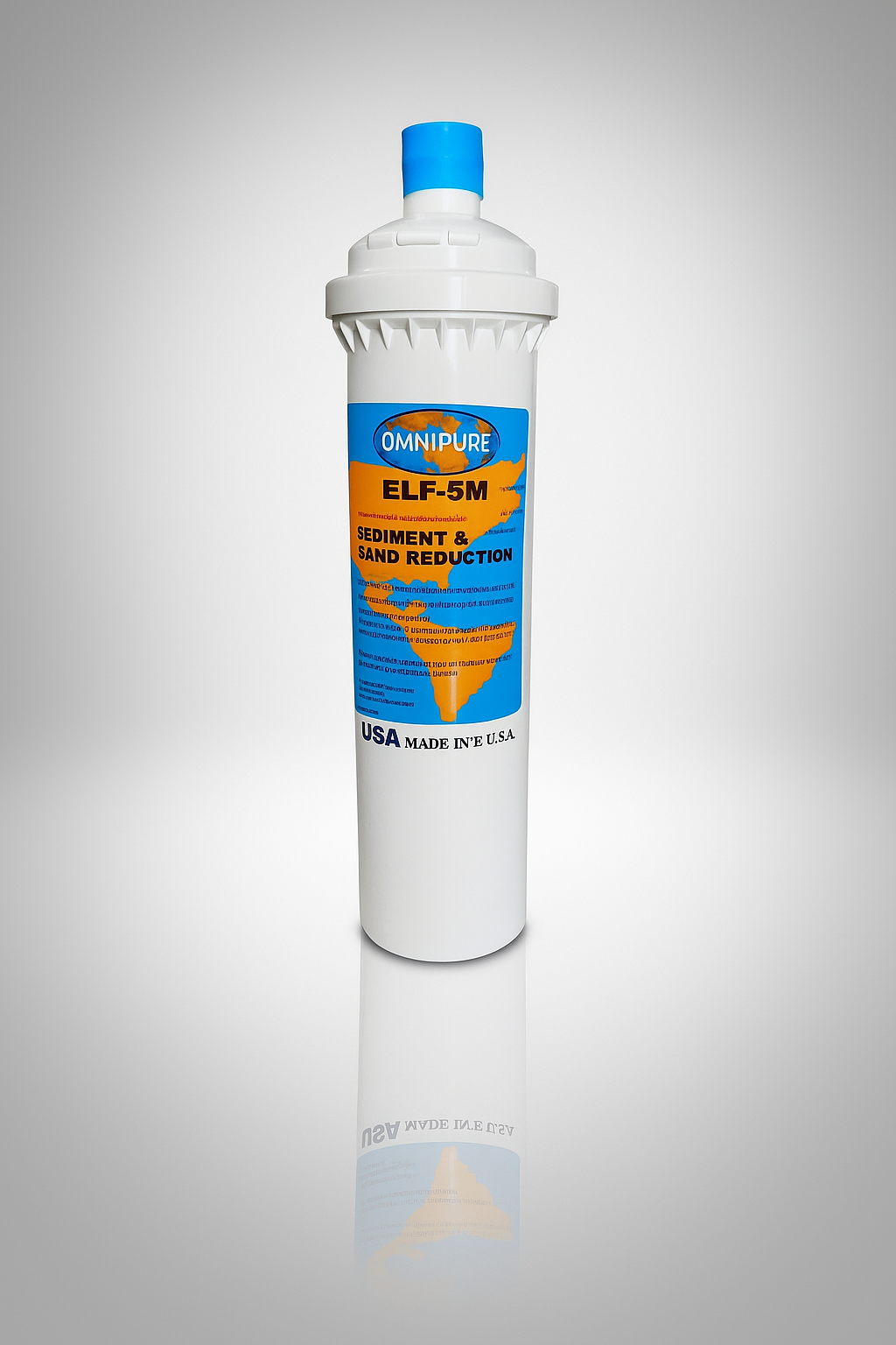 Omnipure ELF 5M Sediment 12 inç Su Arıtma Cihazı Filtresi