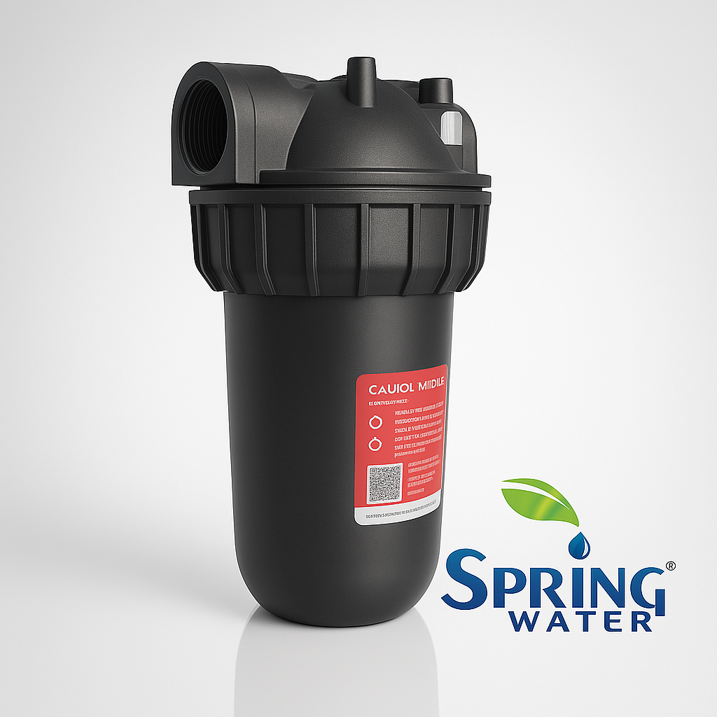 Spring Water Housing - Sıcak Su Filtre Kabı (10 inch / 1 inch Bağlantı)