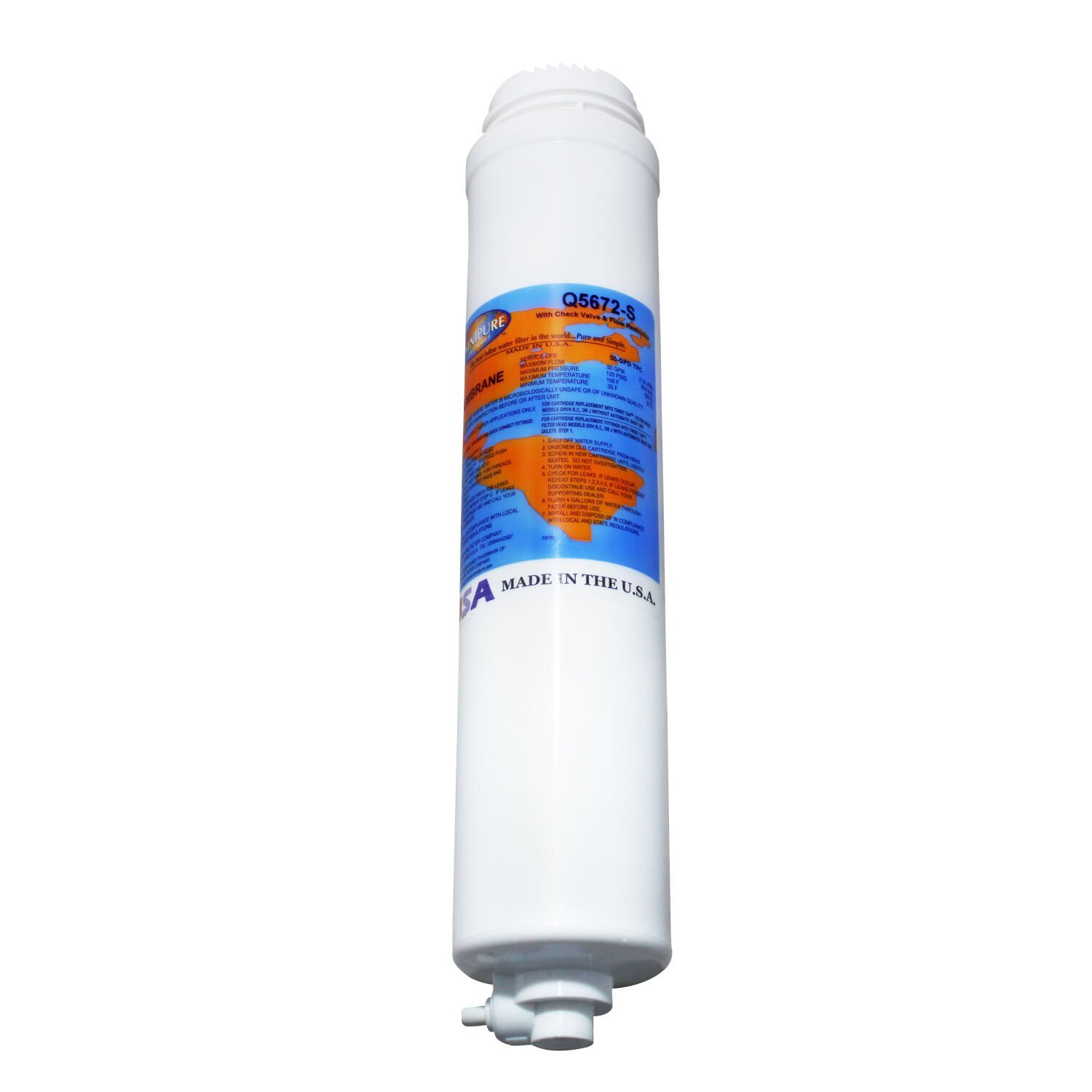 Omnipure Ters Ozmoz NSF Sertifikalı Membran Filtre 75GPD - Omnipure Q5672