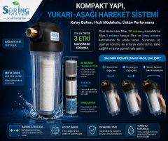 Spring Water – Fil Model Tesisat Tipi Su Arıtma Sistemi