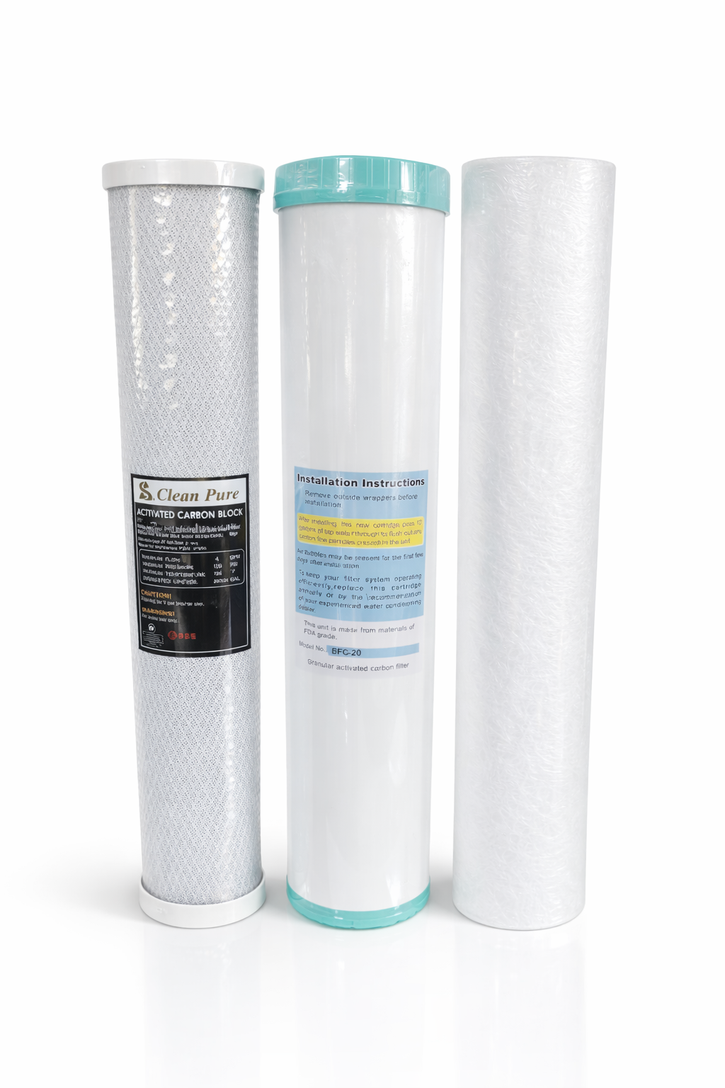 20'' Açık Cihaz Filtre Set 3 lü BİG BLUE Swun Chyan