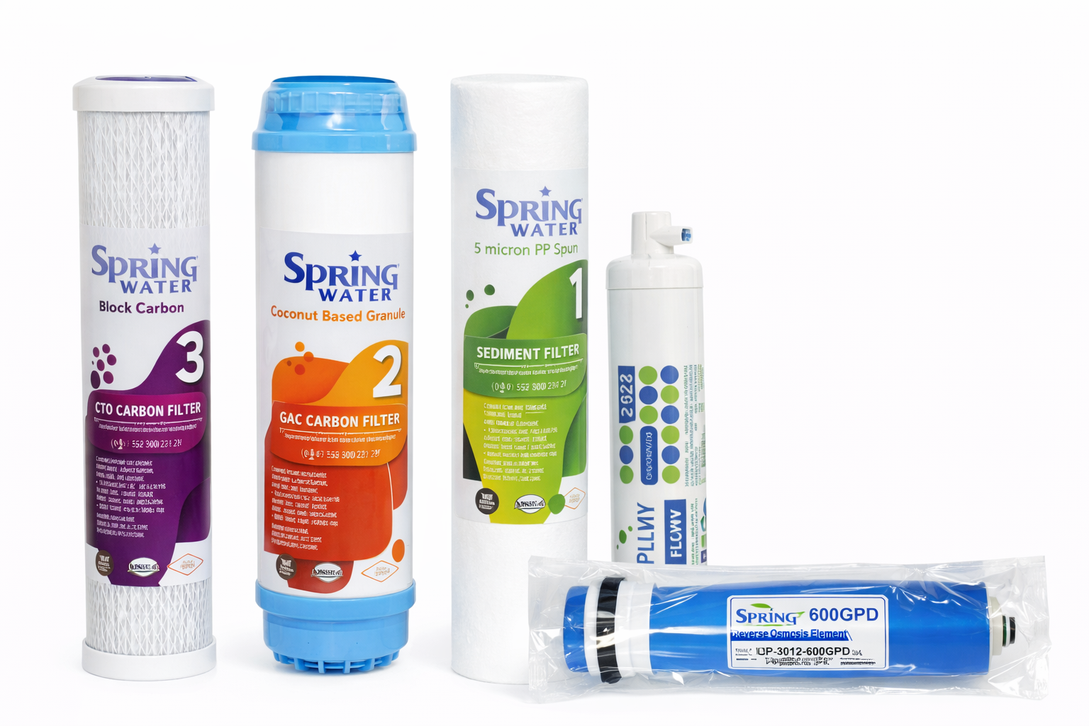 10'' Açık Cihaz 600 GPD MEMBRAN SET (1,8 TON/GÜN)