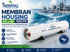 1200 PSI Membran Housing 40x40 inch – Yüksek Basınca Dayanıklı RO Kabı