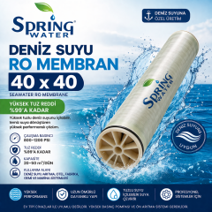 1200 PSI 40x40 inch RO Membran – Deniz Suyu Arıtımı & Endüstriyel Kullanım