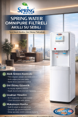 Omnipure Filtreli Arıtmalı Sebil Sıcak Soğuk Su 6 Aşama 75 Gpd Membran Dijital Ekranlı