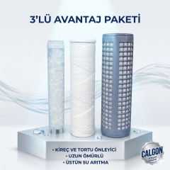 3 IN 1 FİLTRE TEKNOLOJİSİ | Tek Bir Kartuşta 3 Katmanlı Üstün Koruma
