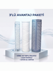 3 IN 1 FİLTRE TEKNOLOJİSİ | Tek Bir Kartuşta 3 Katmanlı Üstün Koruma