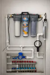 Spring Water 4 Aşamalı Tesisat Tipi UV Sterilizasyonlu Omnipure Filtreli Su Arıtma ve Ön Koruma Sistemi