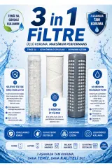 Spring Water 4 Aşamalı Tesisat Tipi UV Sterilizasyonlu Omnipure Filtreli Su Arıtma ve Ön Koruma Sistemi