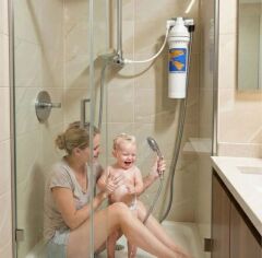 ELF XL Reçine + Karbon Filtre - Gelişmiş Kireç ve Klor Bariyeri  - Banyo Karbon Duş Filtresi - Musluğa Kolay Montaj