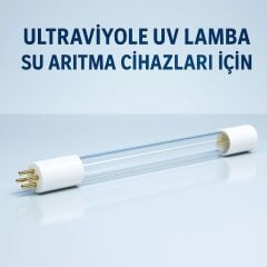SW GPH287 T5 4 Pin Ultraviyole UV Yedek Lamba 14W (Ø15×287 mm) - E-50 Uyumlu