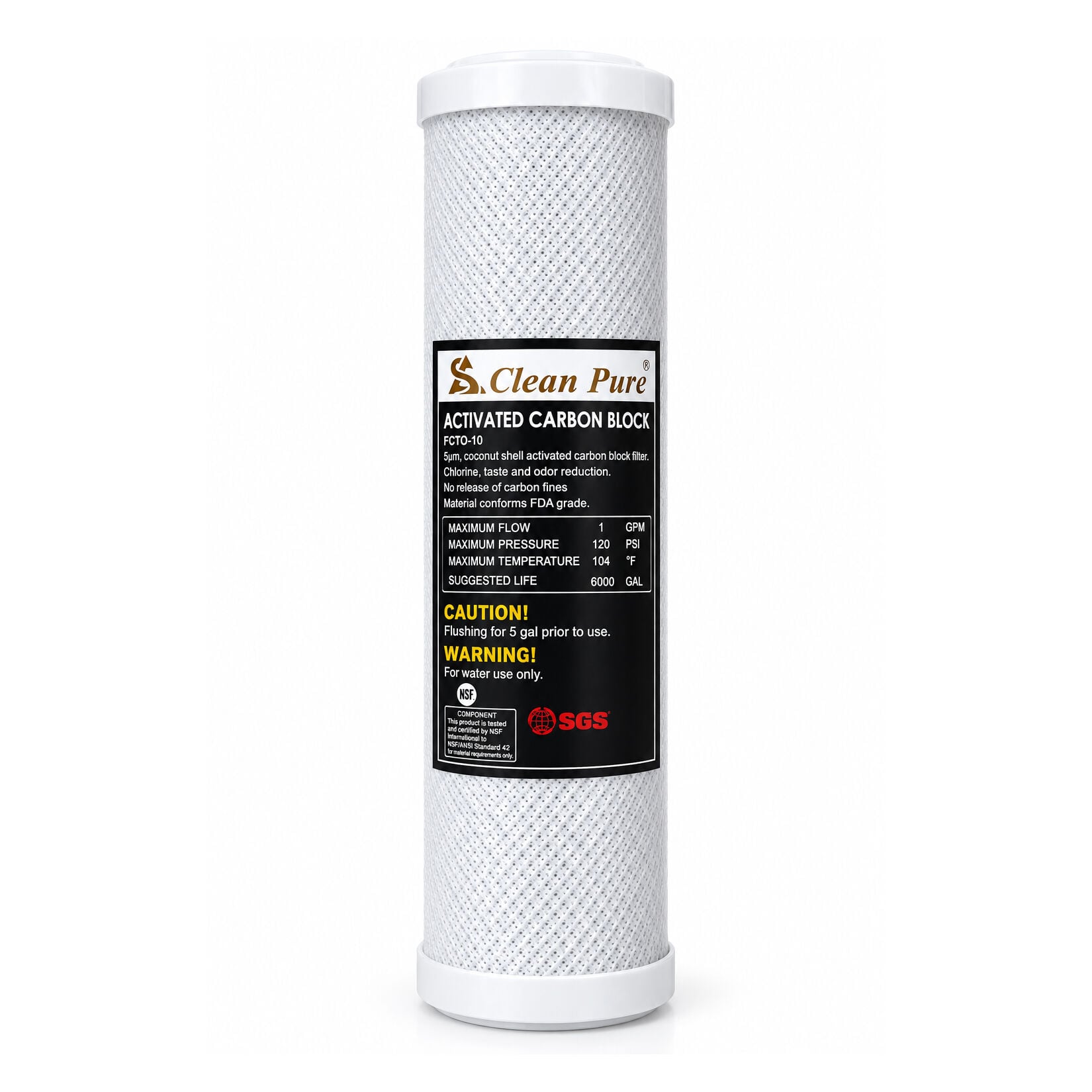 Clean Pure 10'' CTO Açık Cihaz Filtresi