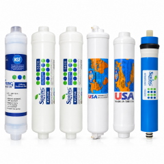 Spring Water Mineral Pro 6'lı Filtre Seti – Omnipure K5650 Mineral Alkali + 100 GPD Membran